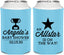 Personalized Baby Shower Can Coolers - Allstar On The Way | 90140