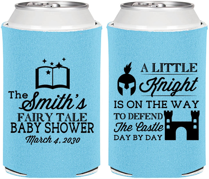 Personalized Baby Shower Can Coolers - Little Knight | 90175