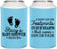 Personalized Baby Shower Can Coolers - Footprints | 90176