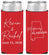 Personalized Wedding Slim Can Coolers - Alabama | 100