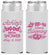 Personalized Bridal Shower Slim Can Coolers - Love Is Blooming | 100007