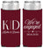 Personalized Engagement Slim Can Coolers - We Are Engaged | 10001