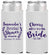 Personalized Bridal Shower Slim Can Coolers - Cheers To The Bride | 100014