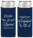 Personalized Engagement Slim Can Coolers - Happily Ever Engaged | 10004