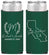 Personalized Wedding Slim Can Coolers - California | 104