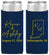Personalized Wedding Slim Can Coolers - Indiana | 113