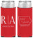 Personalized Wedding Slim Can Coolers - Iowa | 114