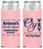 Personalized Bat Mitzvah Slim Can Coolers - 12th Birthday Oy Vey | 120008