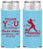 Personalized Bat Mitzvah Slim Can Coolers - 12th Birthday Softball | 120011