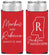 Personalized Wedding Slim Can Coolers - Mississippi | 123