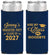 Personalized Graduation Slim Can Coolers - Class Of 2027 Kiss Class Goodbye | 130028