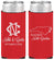 Personalized Wedding Slim Can Coolers - North Carolina | 132