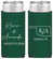 Personalized Wedding Slim Can Coolers - Oklahoma | 135