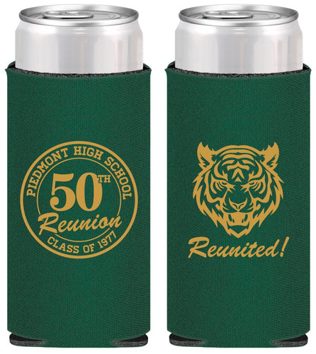 Personalized Class Reunion Slim Can Coolers - Class Of 1977 50 Year | 140009