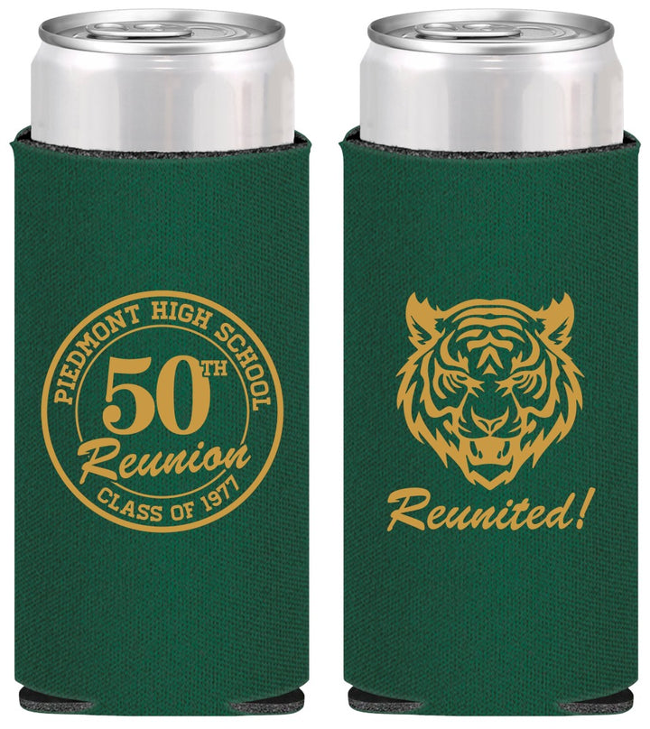 Personalized Class Reunion Slim Can Coolers - Class Of 1977 50 Year | 140009