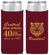 Personalized Class Reunion Slim Can Coolers - Class Of 1987 40 Year | 140023