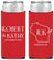 Personalized Wedding Slim Can Coolers - Wisconsin | 148
