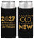 Personalized New Years Slim Can Coolers - 2027 Out With The Old | 170000