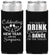 Personalized New Years Slim Can Coolers - 2027 Drink Dance | 170002