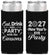 Personalized New Years Slim Can Coolers - 2027 Eat Drink Party | 170022