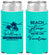 Personalized Family Vacation Slim Can Coolers - Beach Please | 180004