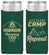 Personalized Family Vacation Slim Can Coolers - Eat Sleep Camp Repeat | 180014