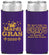 Personalized Mardi Gras Slim Can Coolers - Fleur De Lis | 190009