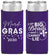 Personalized Mardi Gras Slim Can Coolers - Big Bead Fleur De Lis | 190018