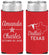 Personalized Wedding Slim Can Coolers - Texas | 192