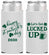Personalized St Patricks Day Slim Can Coolers - Lucked Up | 200007