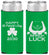 Personalized St Patricks Day Slim Can Coolers - Clover Irish | 200008