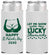 Personalized St Patricks Day Slim Can Coolers - Shamrocks | 200015