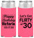 Personalized Birthday Slim Can Coolers - Flirty At 30 | 20015