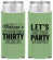 Personalized Birthday Slim Can Coolers - 30th | 20017