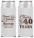 Personalized Birthday Slim Can Coolers - 40th | 20042