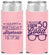 Personalized Birthday Slim Can Coolers - 50th | 20049