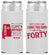 Personalized Birthday Slim Can Coolers - 40th | 20050
