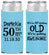 Personalized Birthday Slim Can Coolers - 50th | 20052