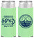 Personalized Birthday Slim Can Coolers - 50th Nautical | 20065