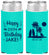 Personalized Birthday Slim Can Coolers - 25th Beach | 20079