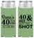 Personalized Birthday Slim Can Coolers - 40th | 20086