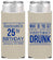 Personalized Birthday Slim Can Coolers - 25th | 20094