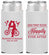 Personalized Wedding Slim Can Coolers - Happily Ever After Bicycle | 201