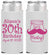 Personalized Birthday Slim Can Coolers - 30th | 20104