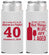 Personalized Birthday Slim Can Coolers - 40th Wine | 20155