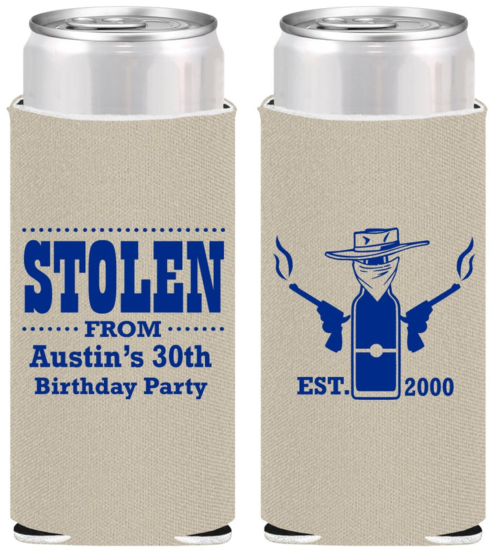 Personalized Birthday Slim Can Coolers - 30th | 20194