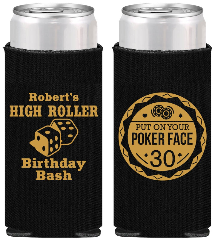Personalized Birthday Slim Can Coolers - 30th Las Vegas | 20262