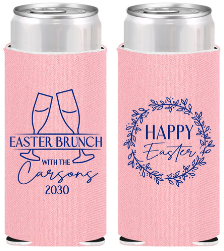 Personalized Easter Slim Can Coolers - Brunch | 210015