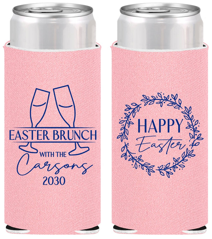 Personalized Easter Slim Can Coolers - Brunch | 210015