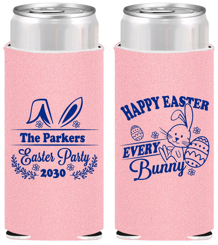 Personalized Easter Slim Can Coolers - Bunny Eggs | 210019